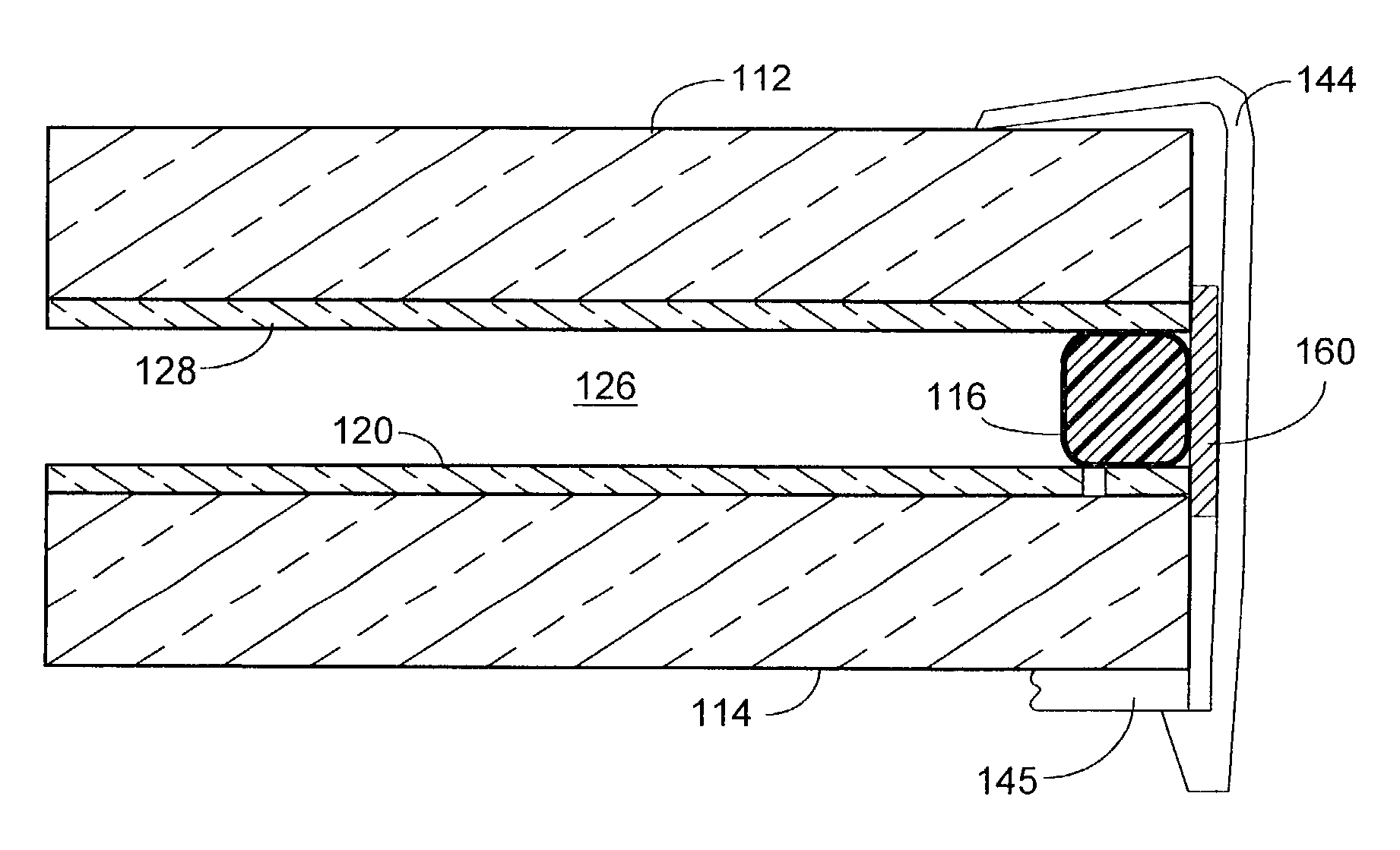 Electrochromic devices having no positional offset between substrates