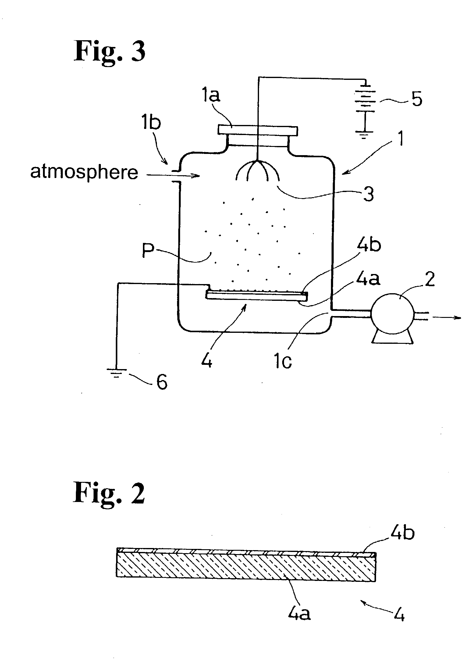 Collecting apparatus of floating dusts in atmosphere and method for measuring floating dusts