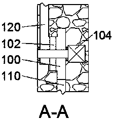 Anti-blocking water seepage treatment structure for foundation bottom plate surface and construction method thereof