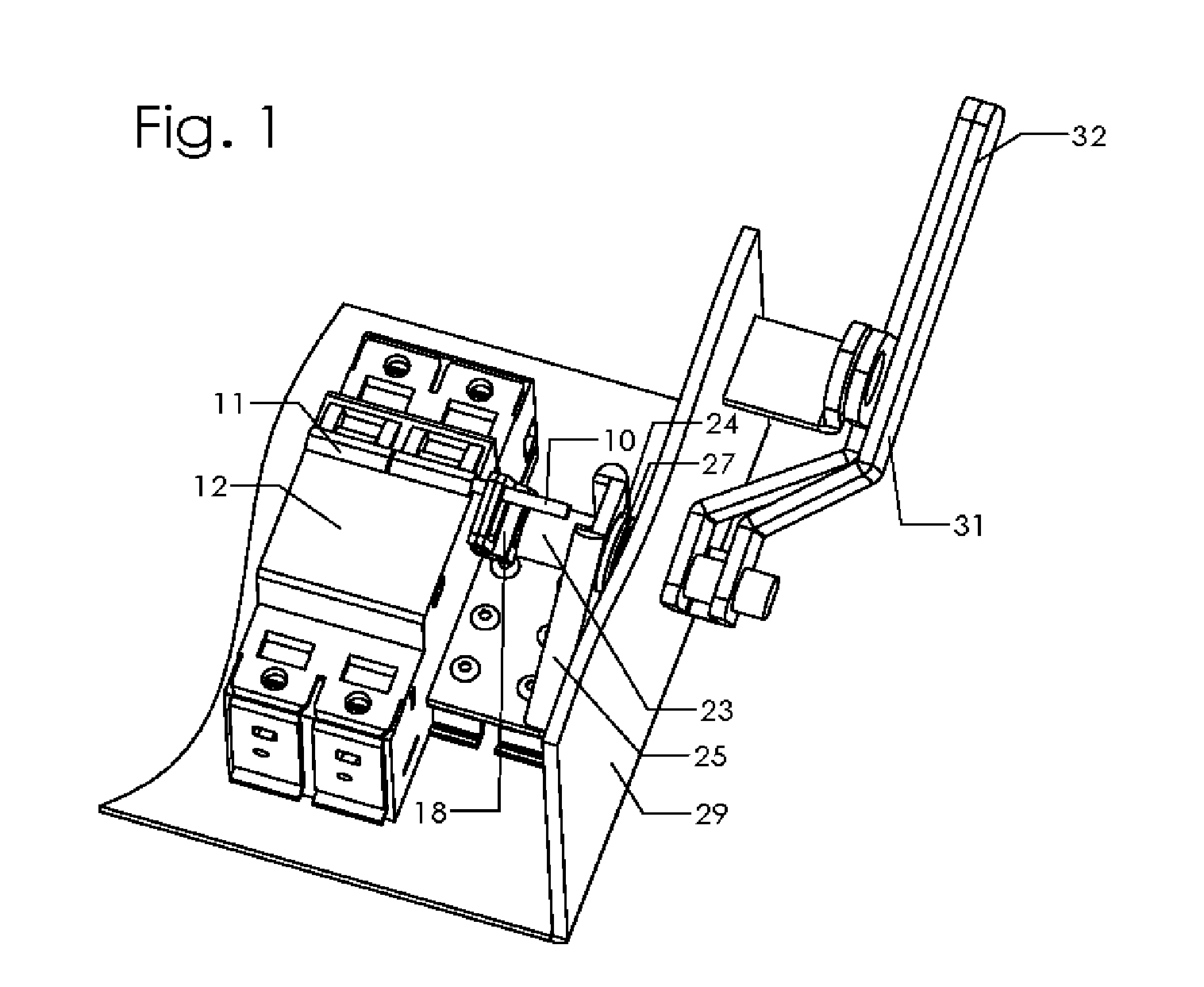 External disconnect mechanism integrated with an electrical system enclosure