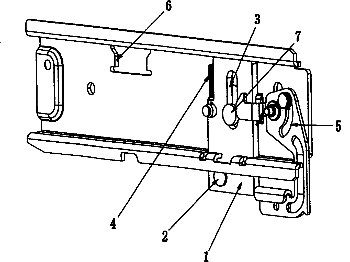 Guide rial driving mechanism used for pull type circuit breaker