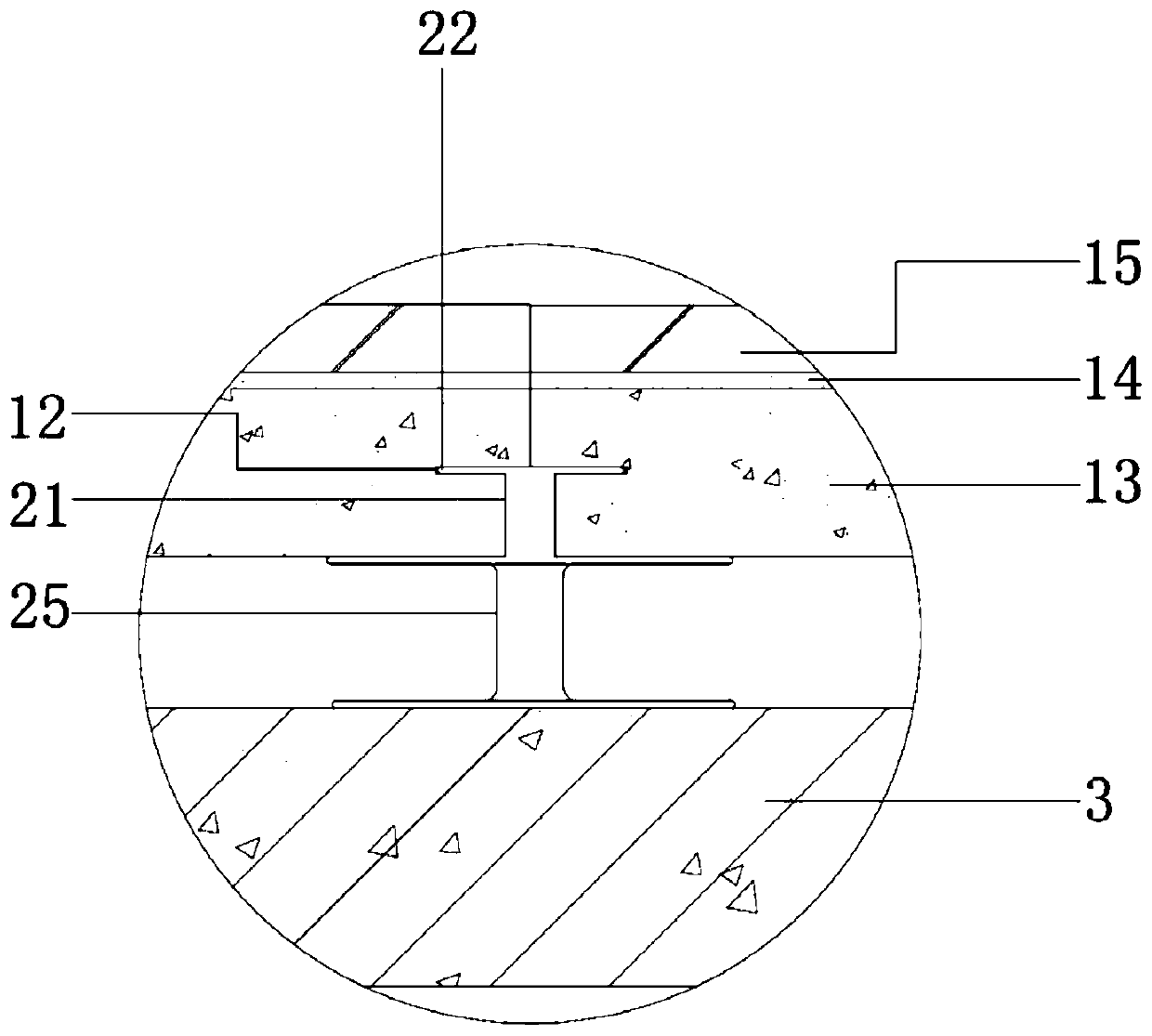 Horizontal splicing and installation structure and installation method of fabricated floor finish surface