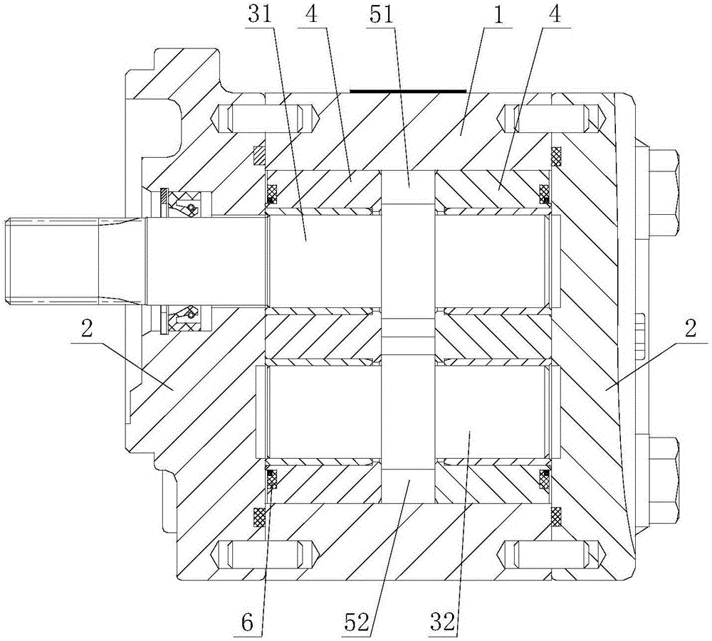 High-pressure gear oil pump