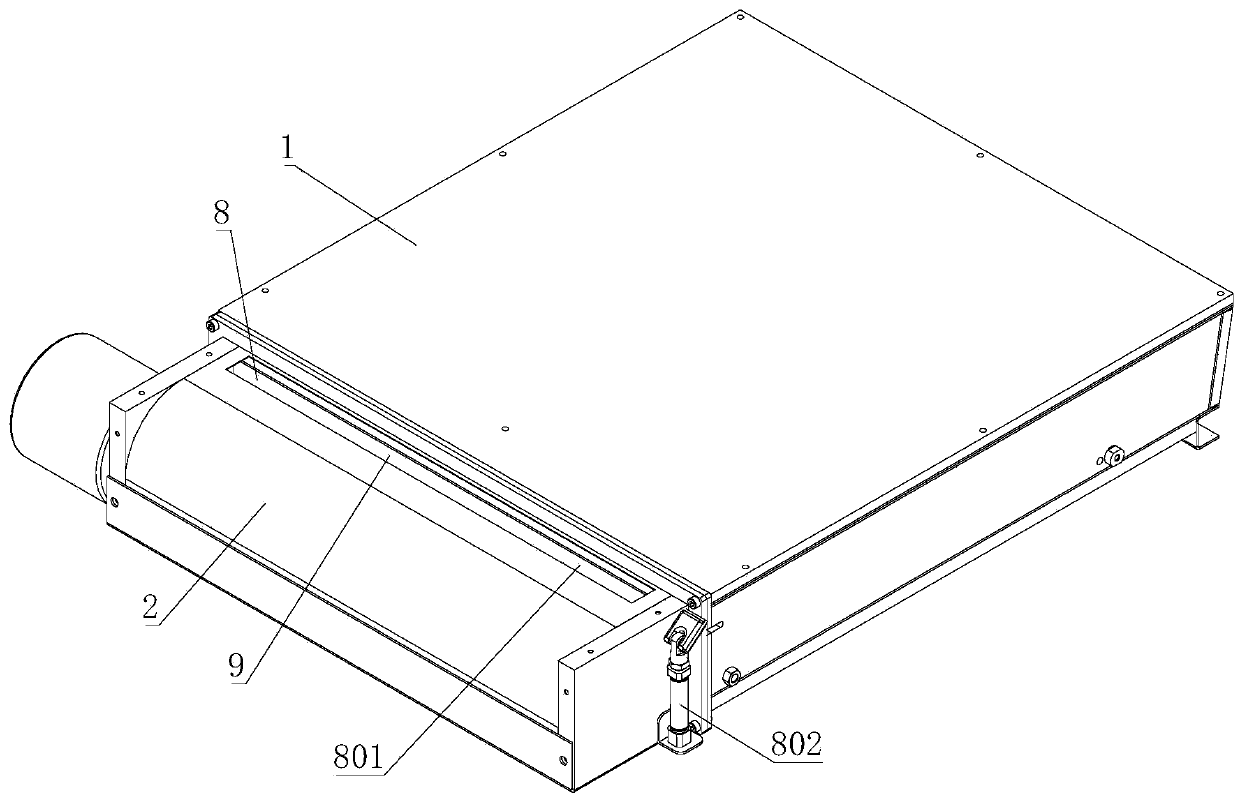 Drying oven and heat flow circulation control method