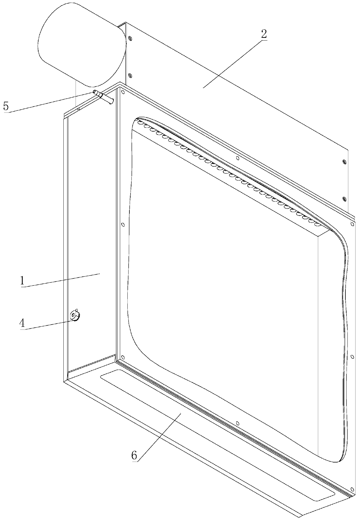 Drying oven and heat flow circulation control method