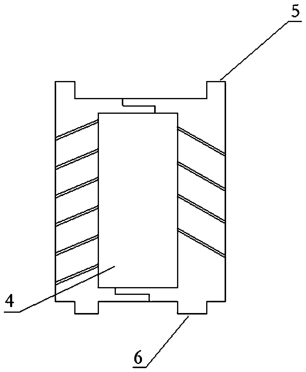 A kind of concrete heat preservation and humidity control block