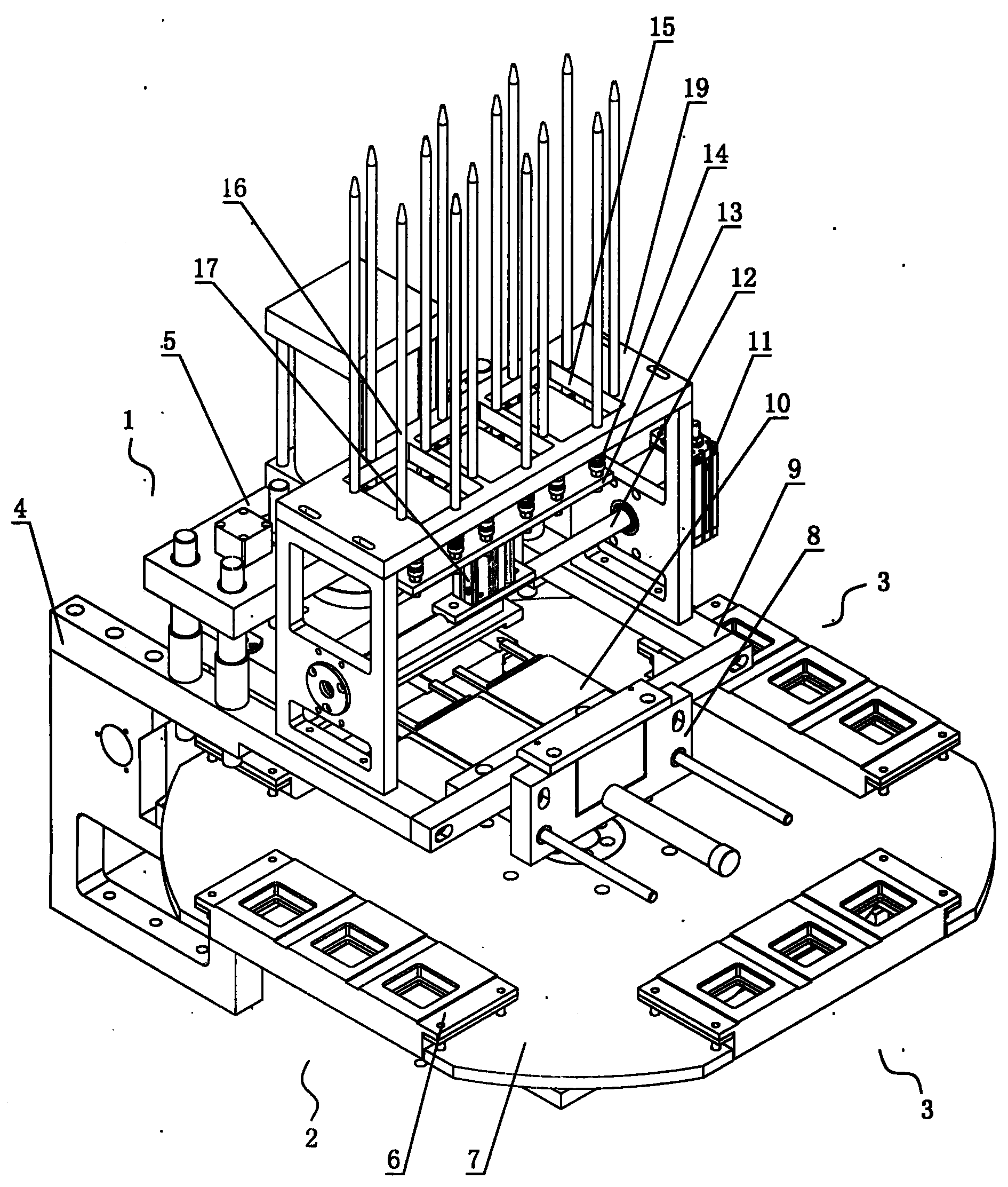 Molding mechanism of paper plastic packaging machine