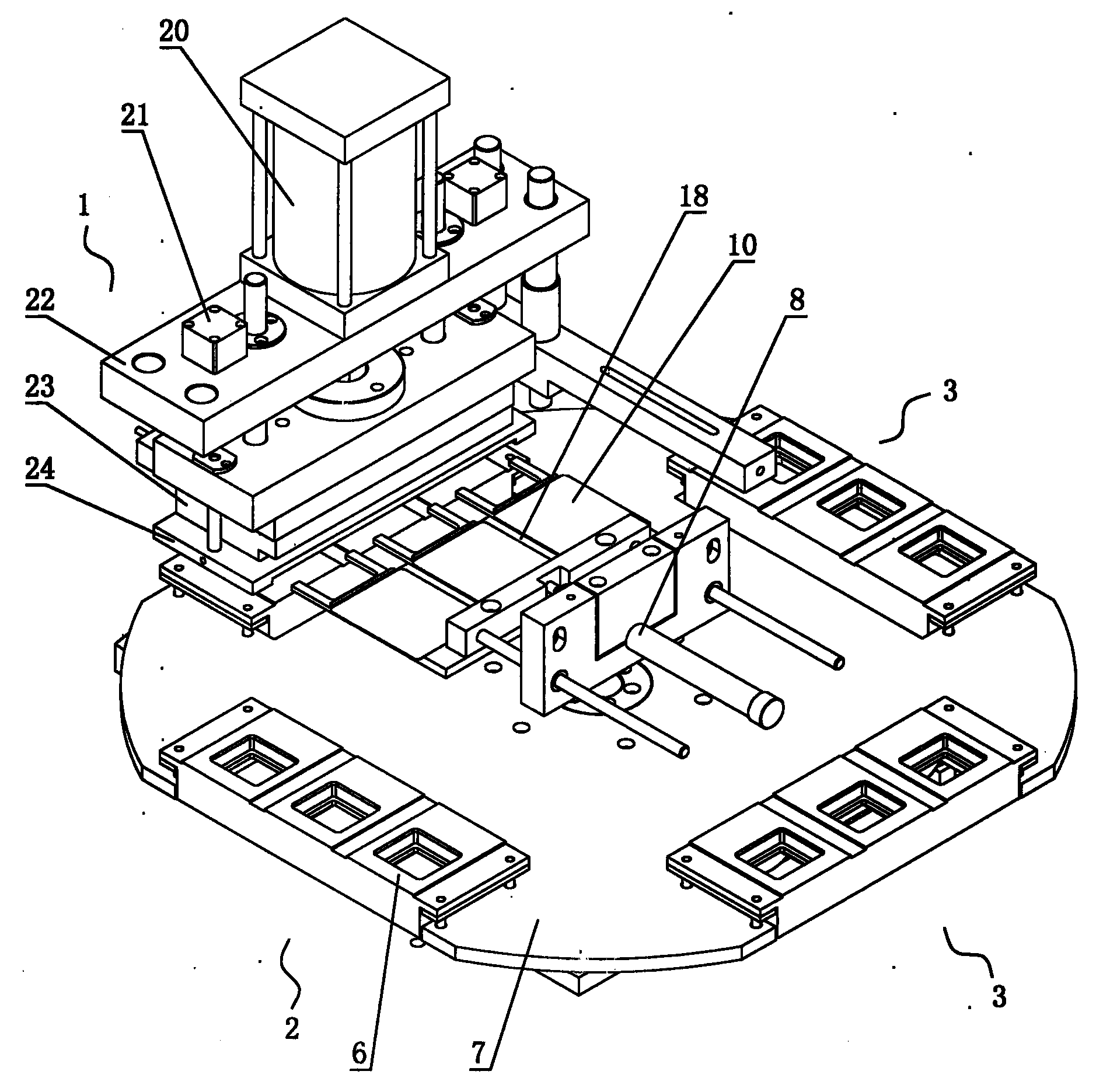 Molding mechanism of paper plastic packaging machine