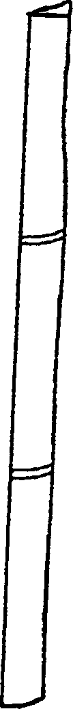 Bamboo material transversal surface functional composite board and production thereof