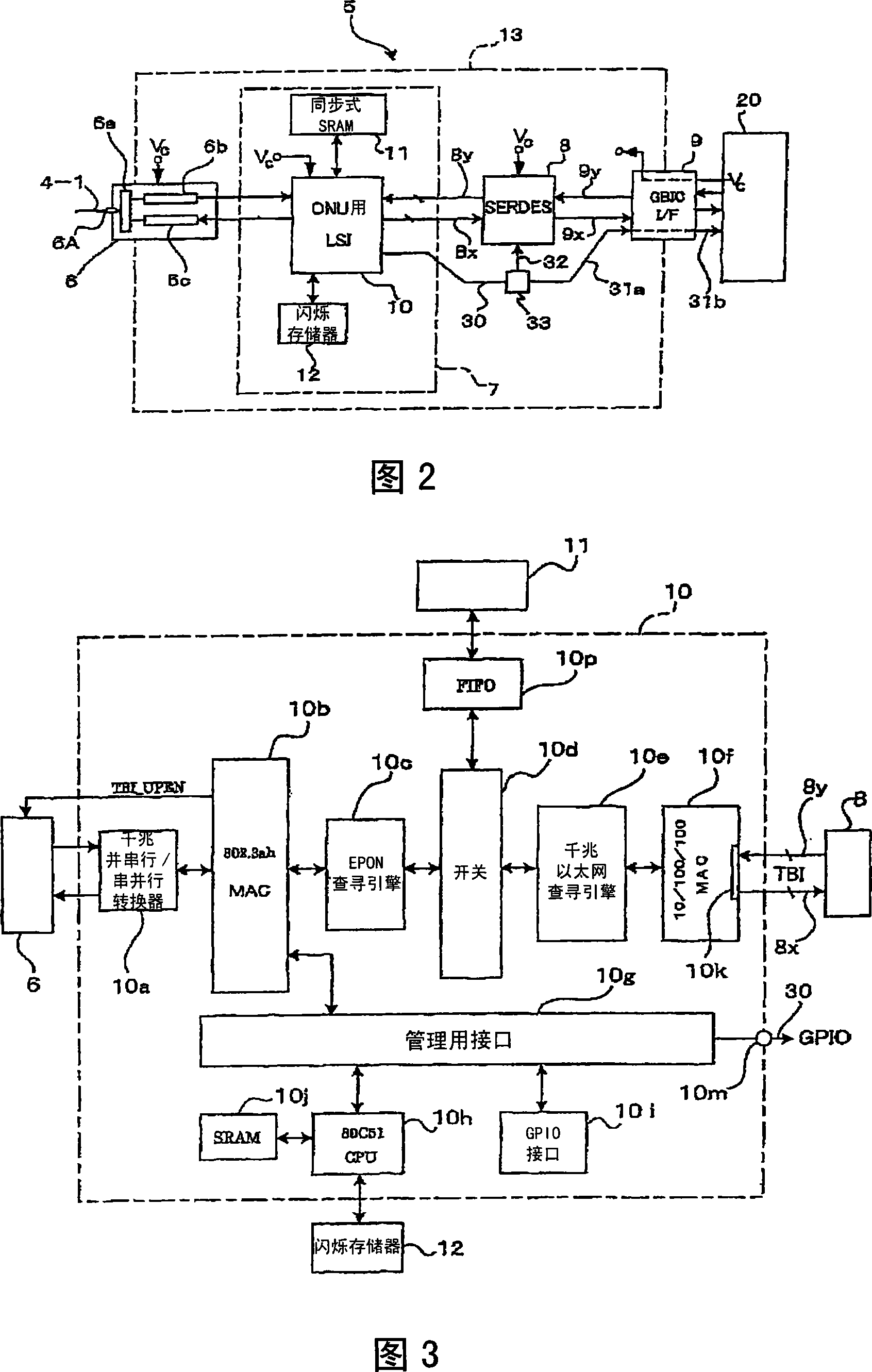 Subscriber premise optical line terminating apparatus and optical transmission system