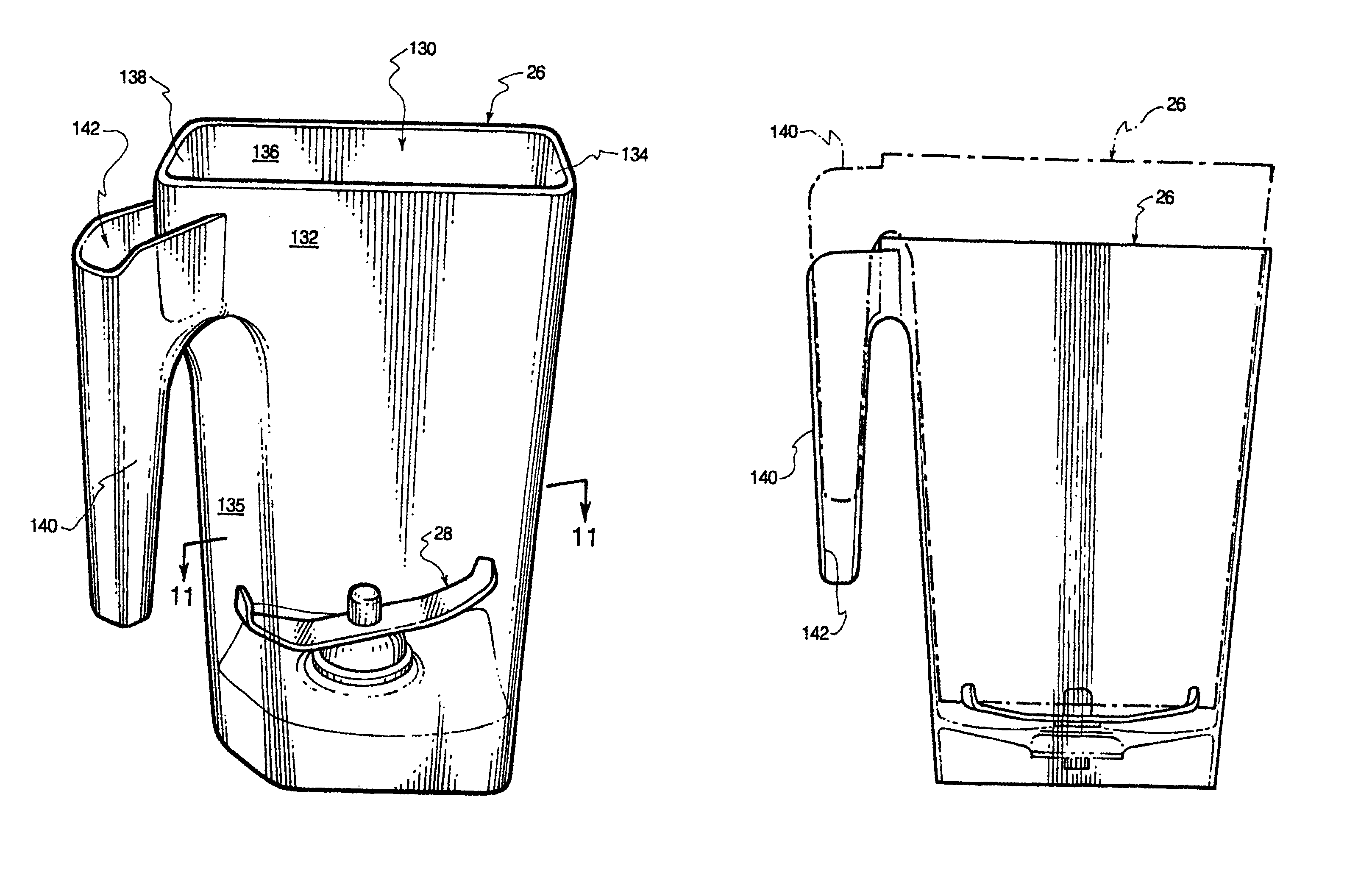 Nestable blending jar apparatus