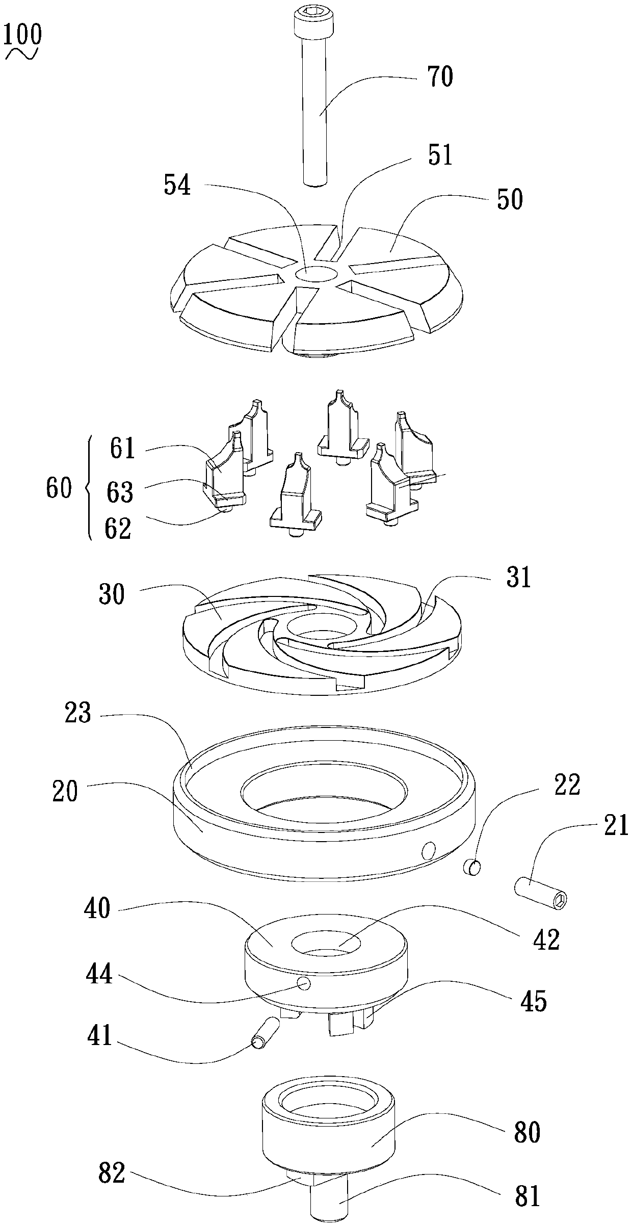 Clamping jaw device