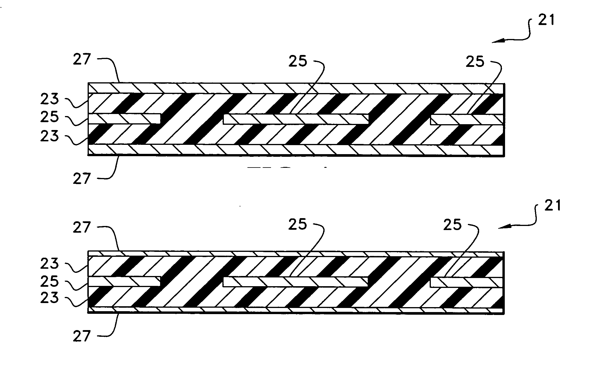 Plating method for circuitized substrates