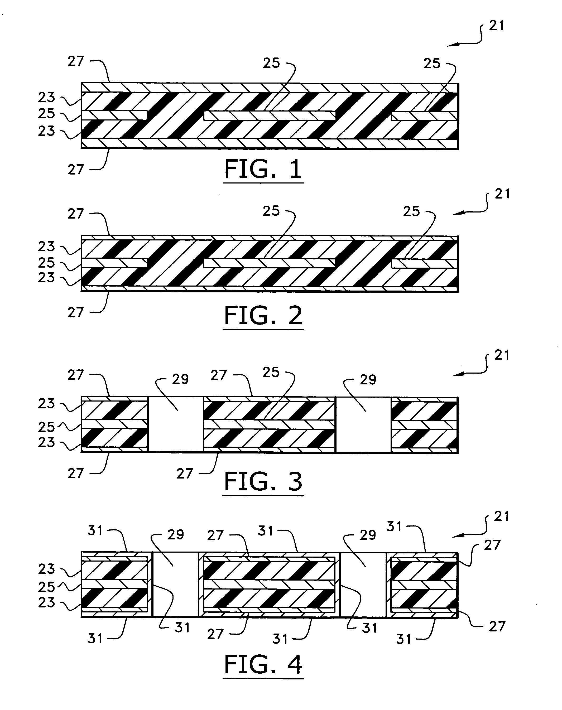 Plating method for circuitized substrates