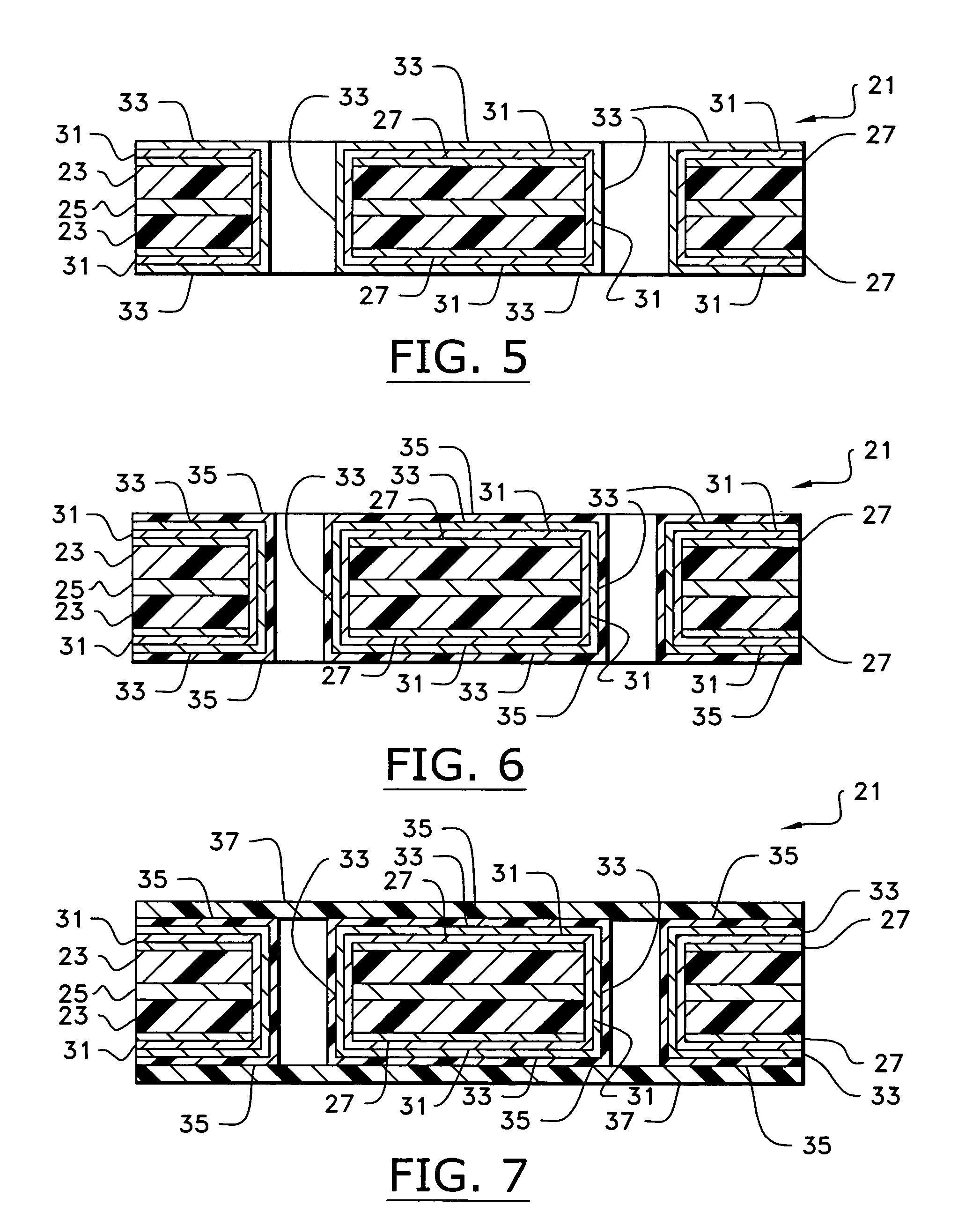 Plating method for circuitized substrates