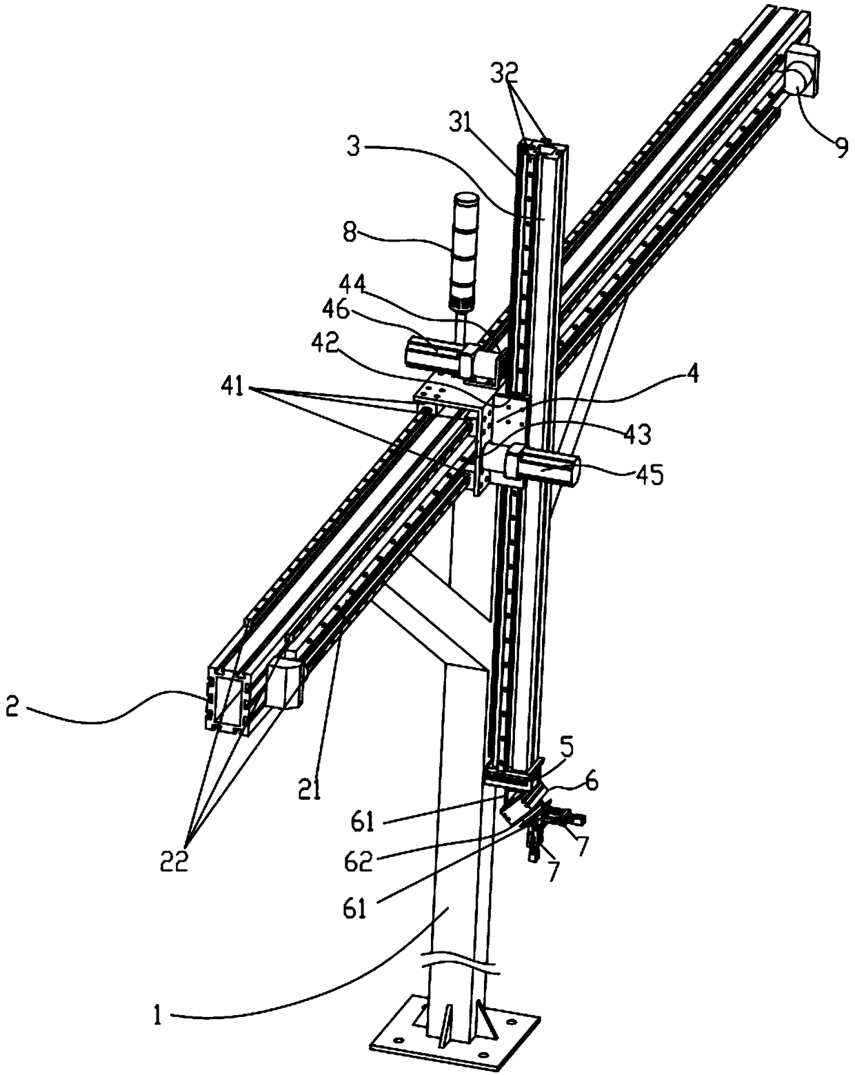 Material carrying truss