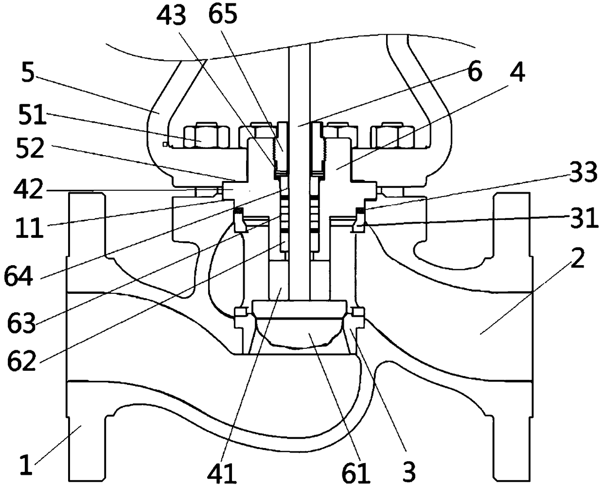 Integrated regulating valve