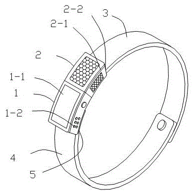 Mosquito repelling type intelligent child bracelet capable of monitoring body temperature