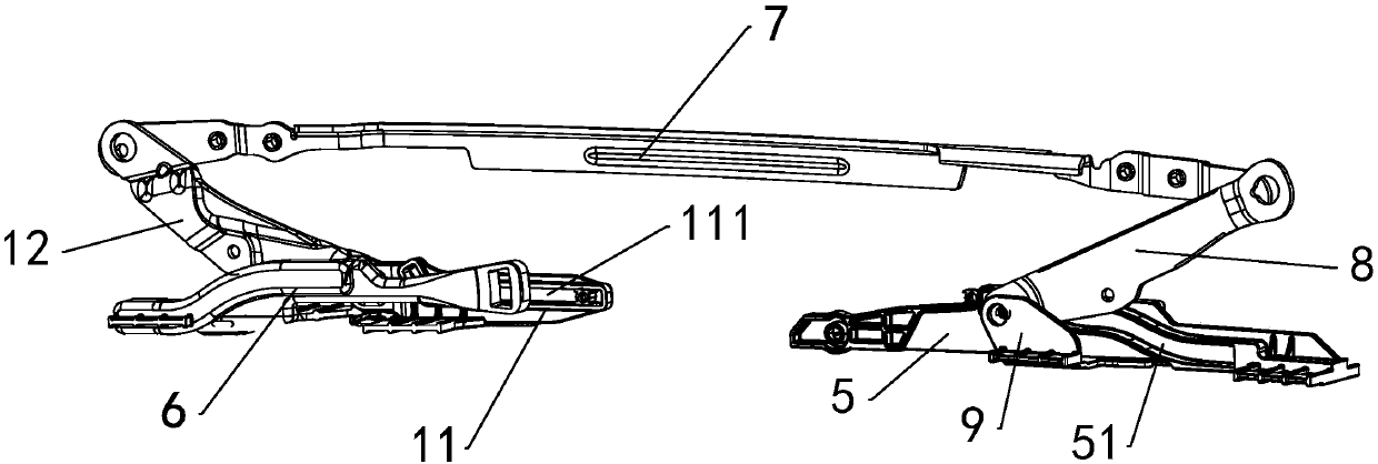 Panoramic sunroof assembly and working method thereof
