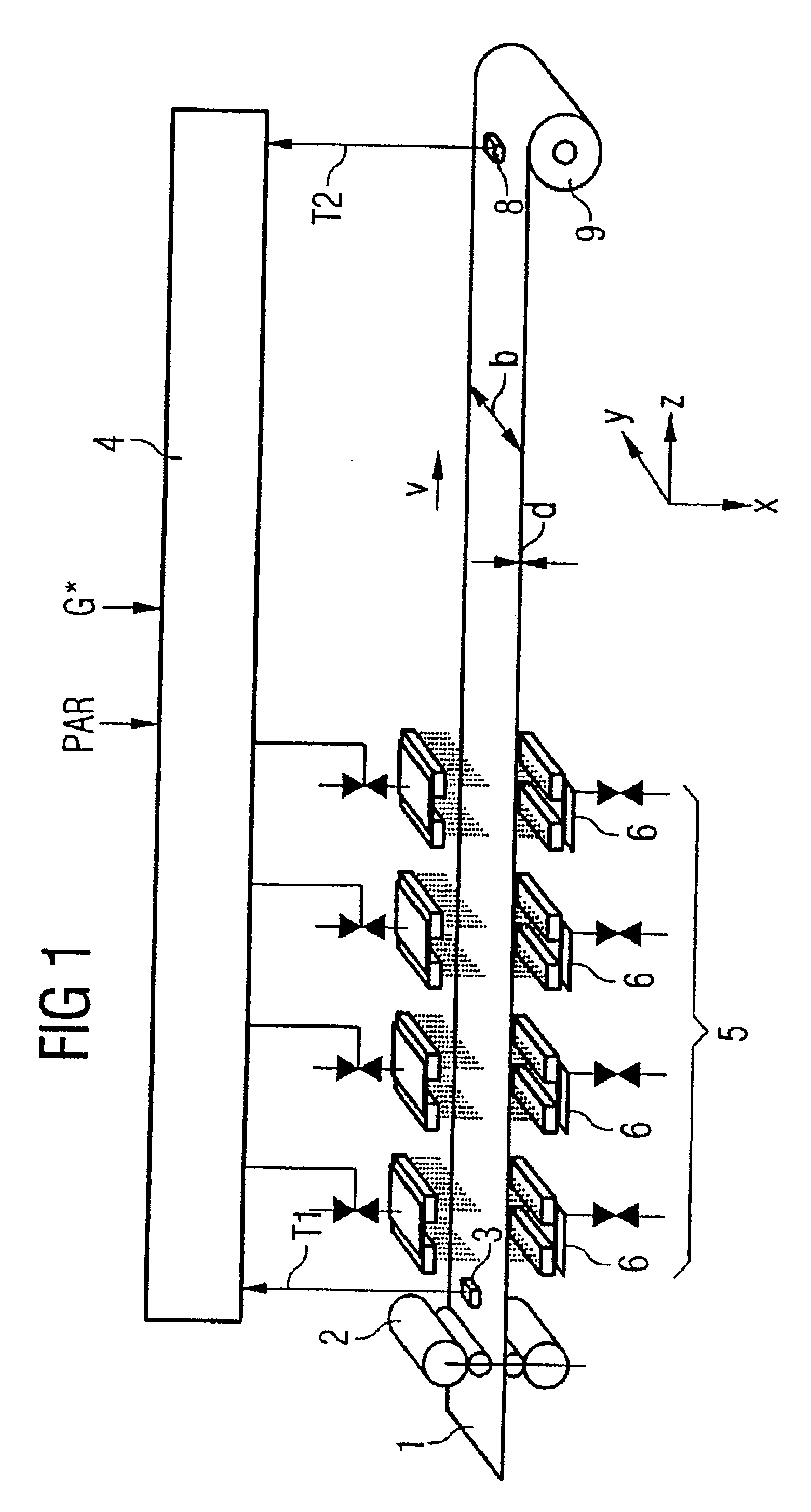 Method for cooling a hot-rolled material and corresponding cooling-line models