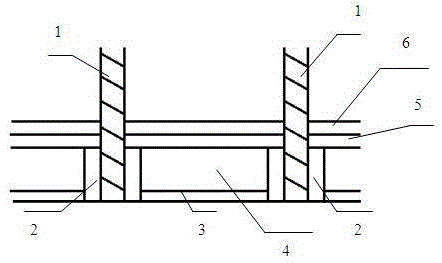 Polyurethane compression-resistant floor structure and its construction method