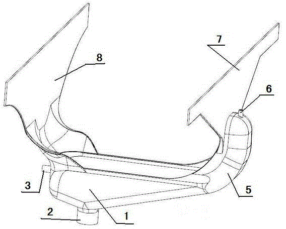 Defecation cover with excrement cavity