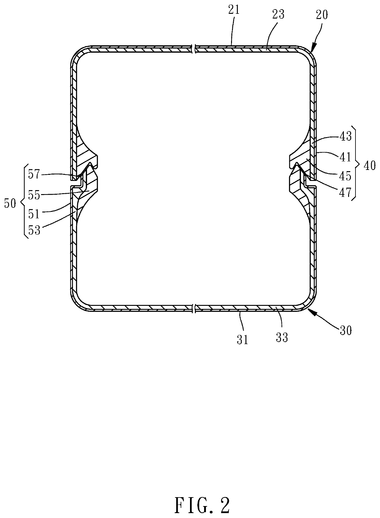 Luggage with composite material integrally formed frame and manufacturing method thereof