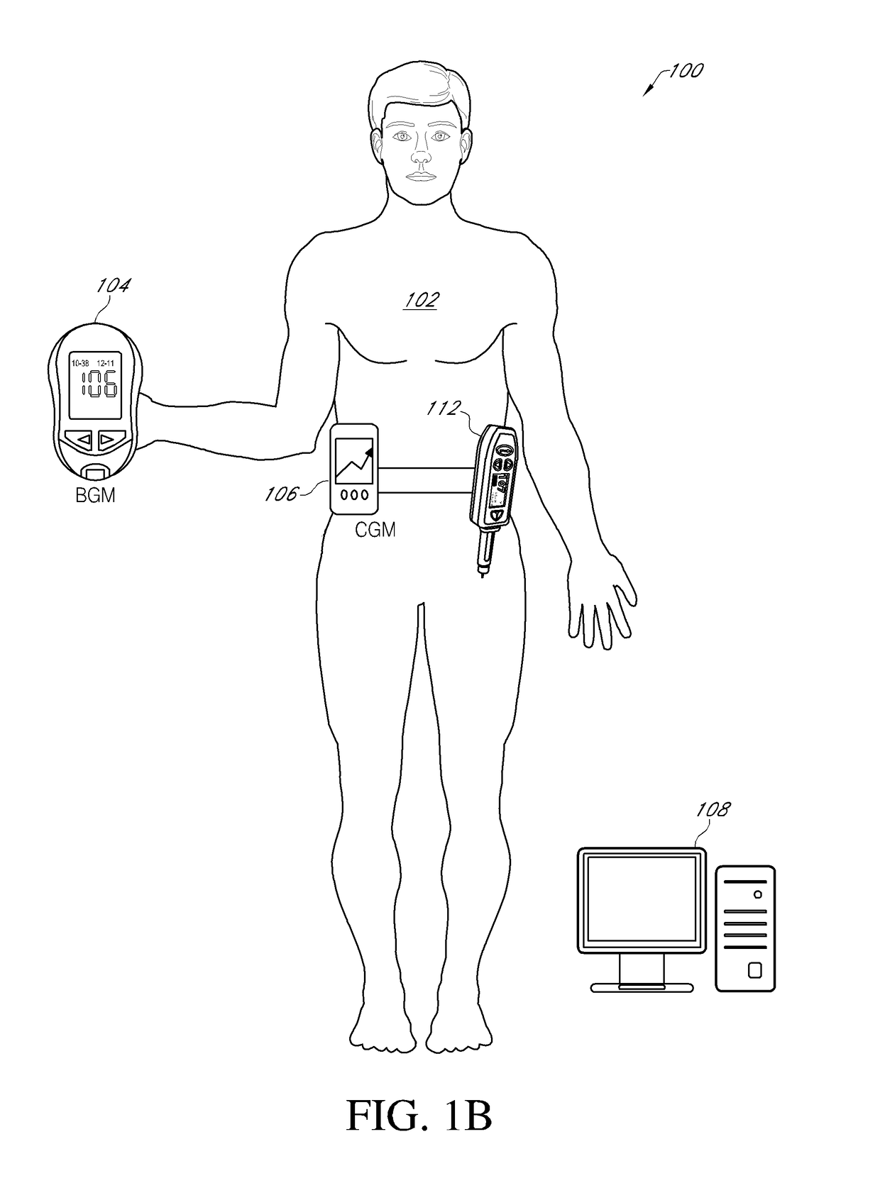 Continuous glucose monitoring injection device
