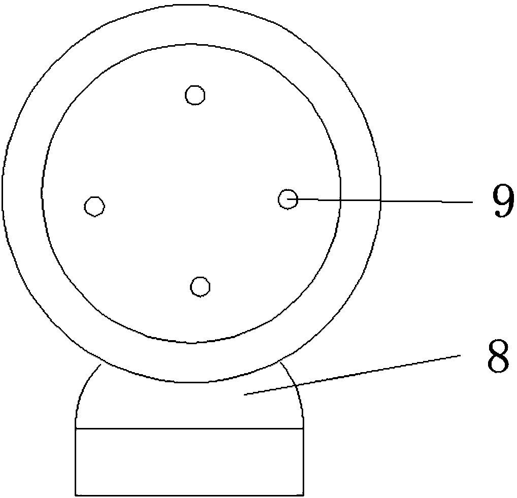 Dust collecting device for capacitor shell