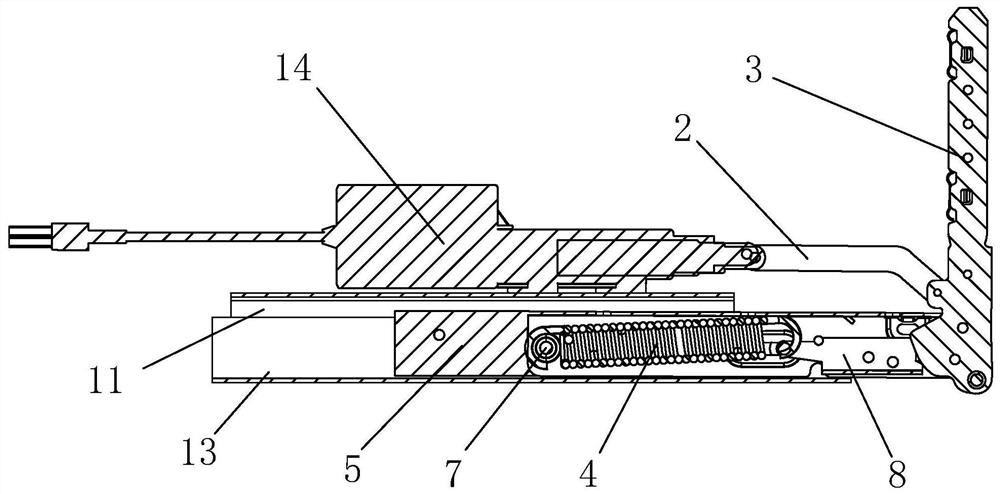 Structure for automatically opening and closing door body of steam box or oven