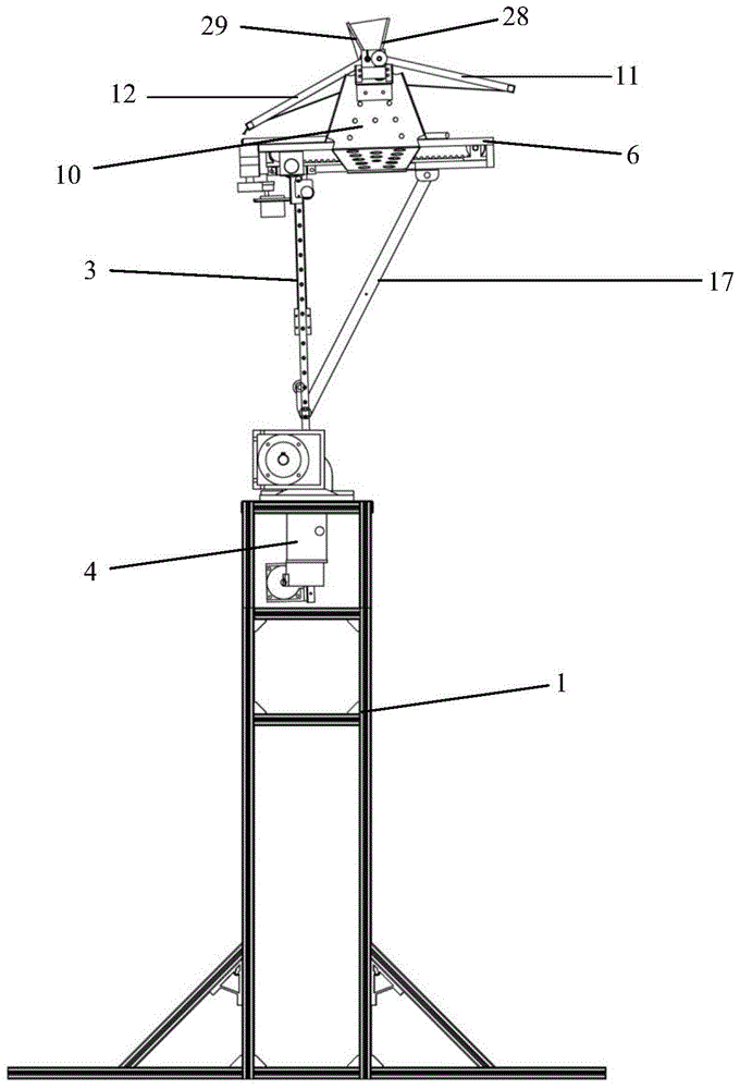 An unmanned aerial vehicle launch and recovery device