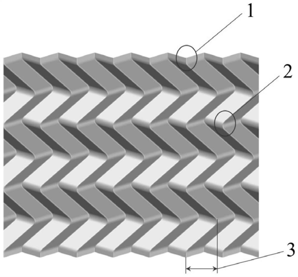 Novel high-efficiency wall-flow-free structured silk screen filler