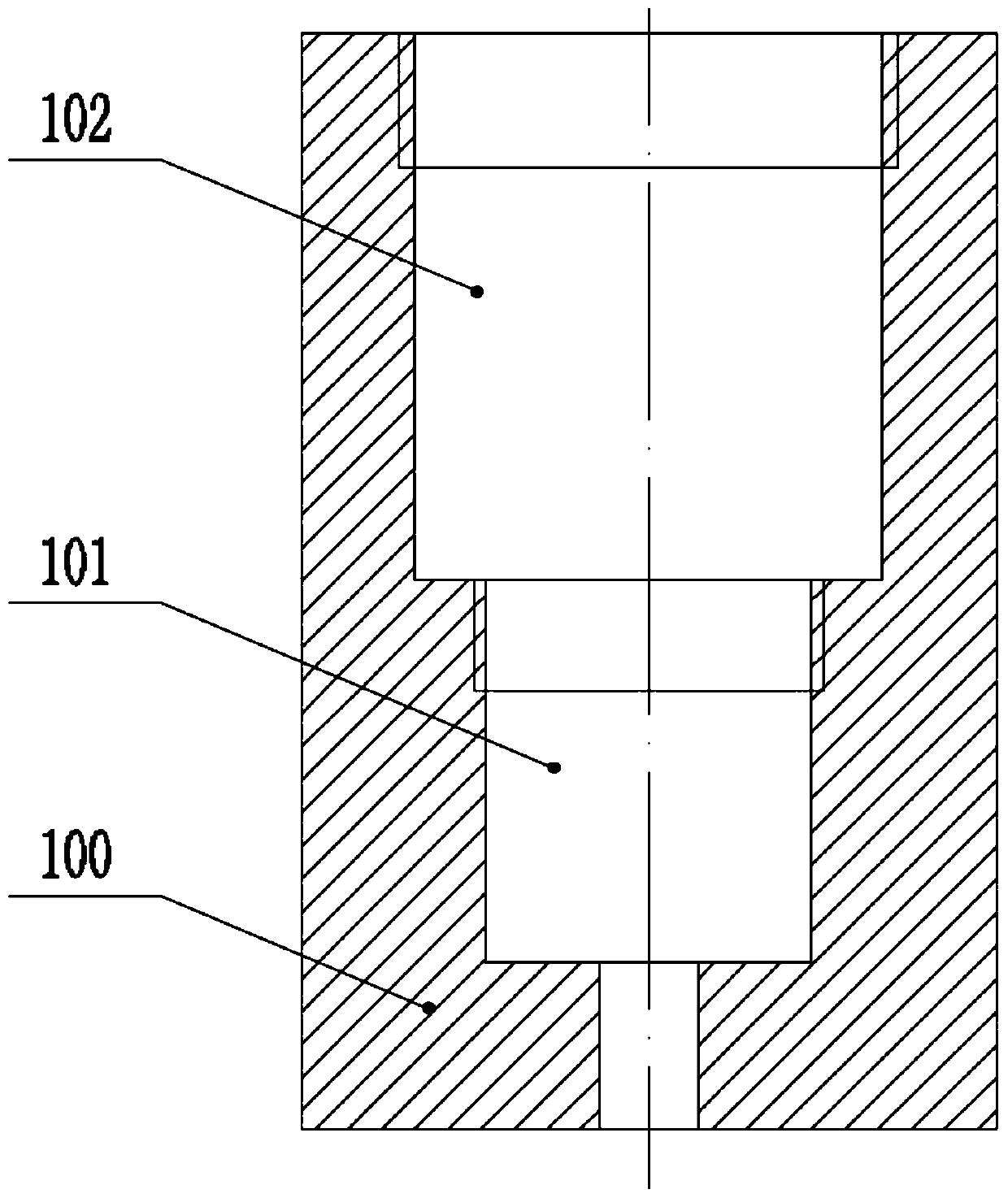 Combined-type self-sealing structure for deep sea cable cabin-penetrating