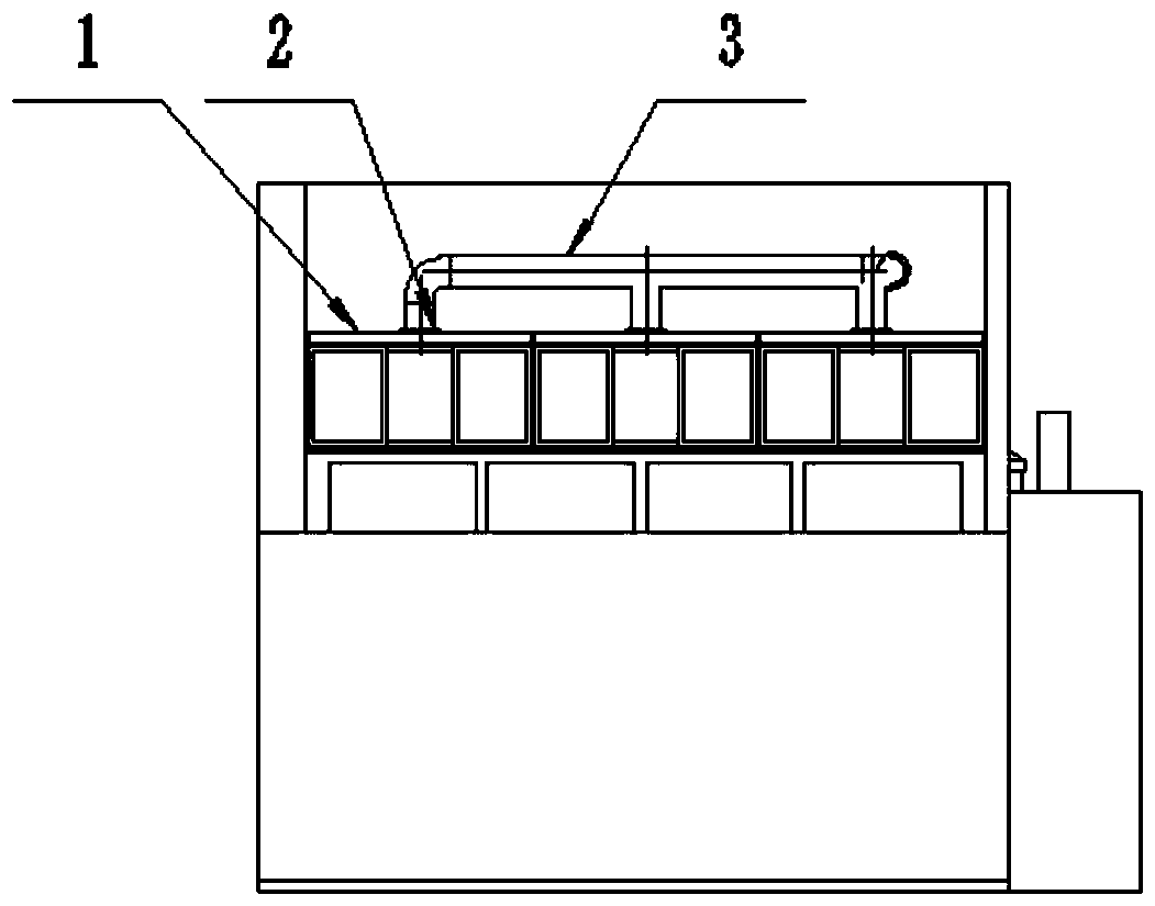 Device for environment-friendly treatment of acid gases in laboratory
