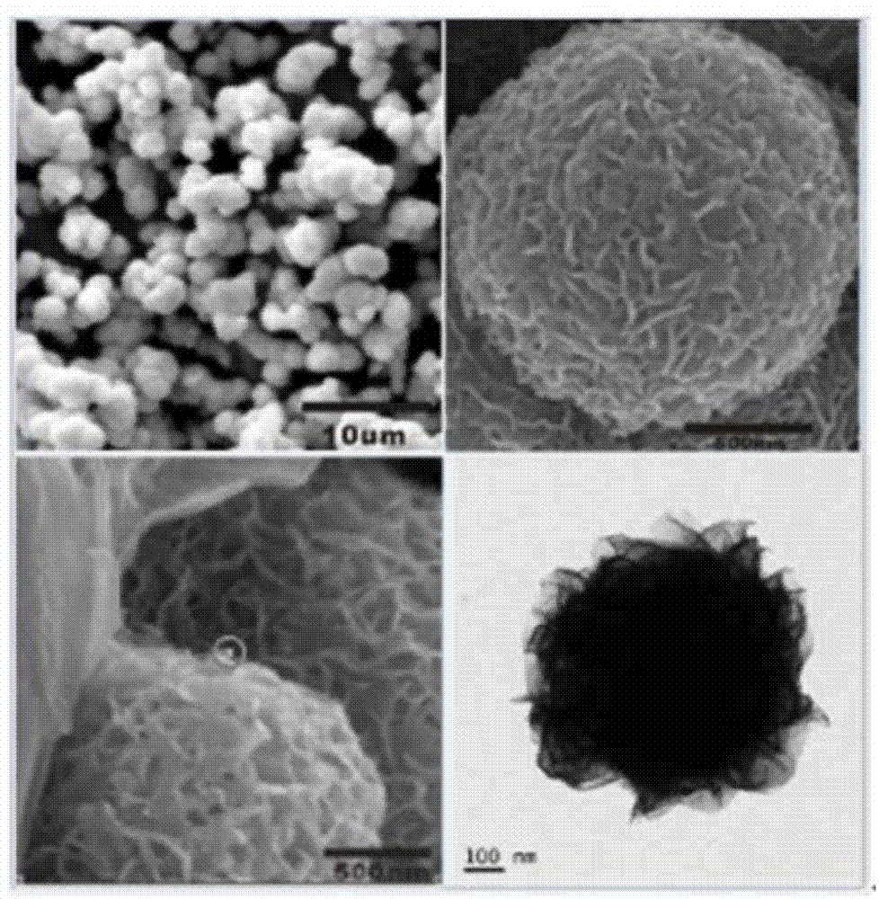 Preparation method of visible-light-driven photocatalyst nano spherical MoSe2 material