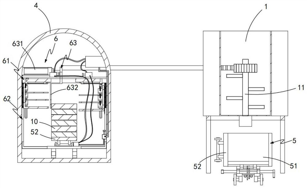 An automated production system for building flaps