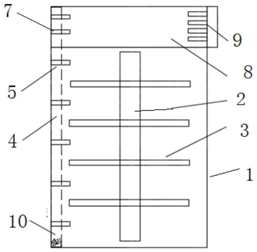 A cross-flow coal blending pyrolysis method and pyrolysis device