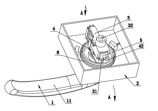 Clutch device for electronic lock