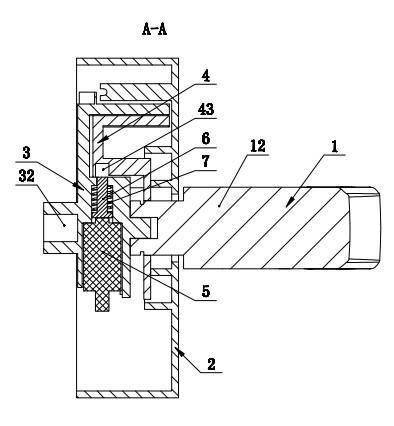 Clutch device for electronic lock