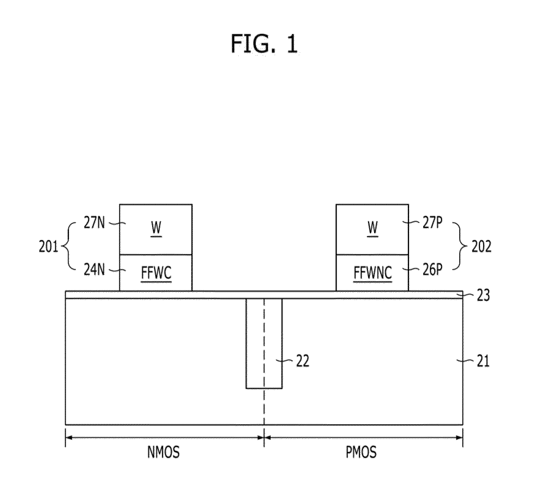 Semiconductor device having tungsten gate electrode and method for fabricating the same
