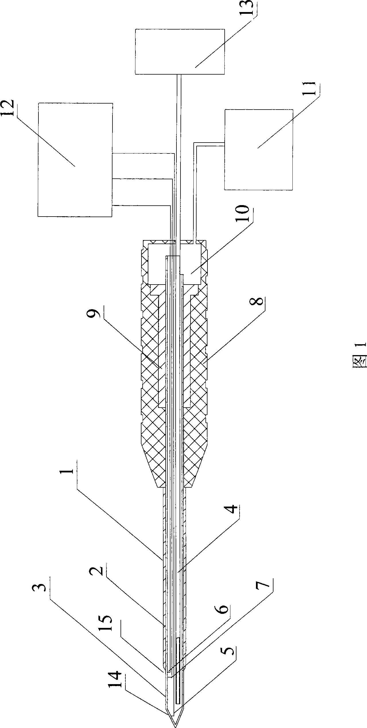 Radiofrequency ablation electrode with homogeneous surface temperature