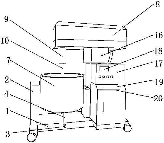 Single-channel liquid leakage preventing beater