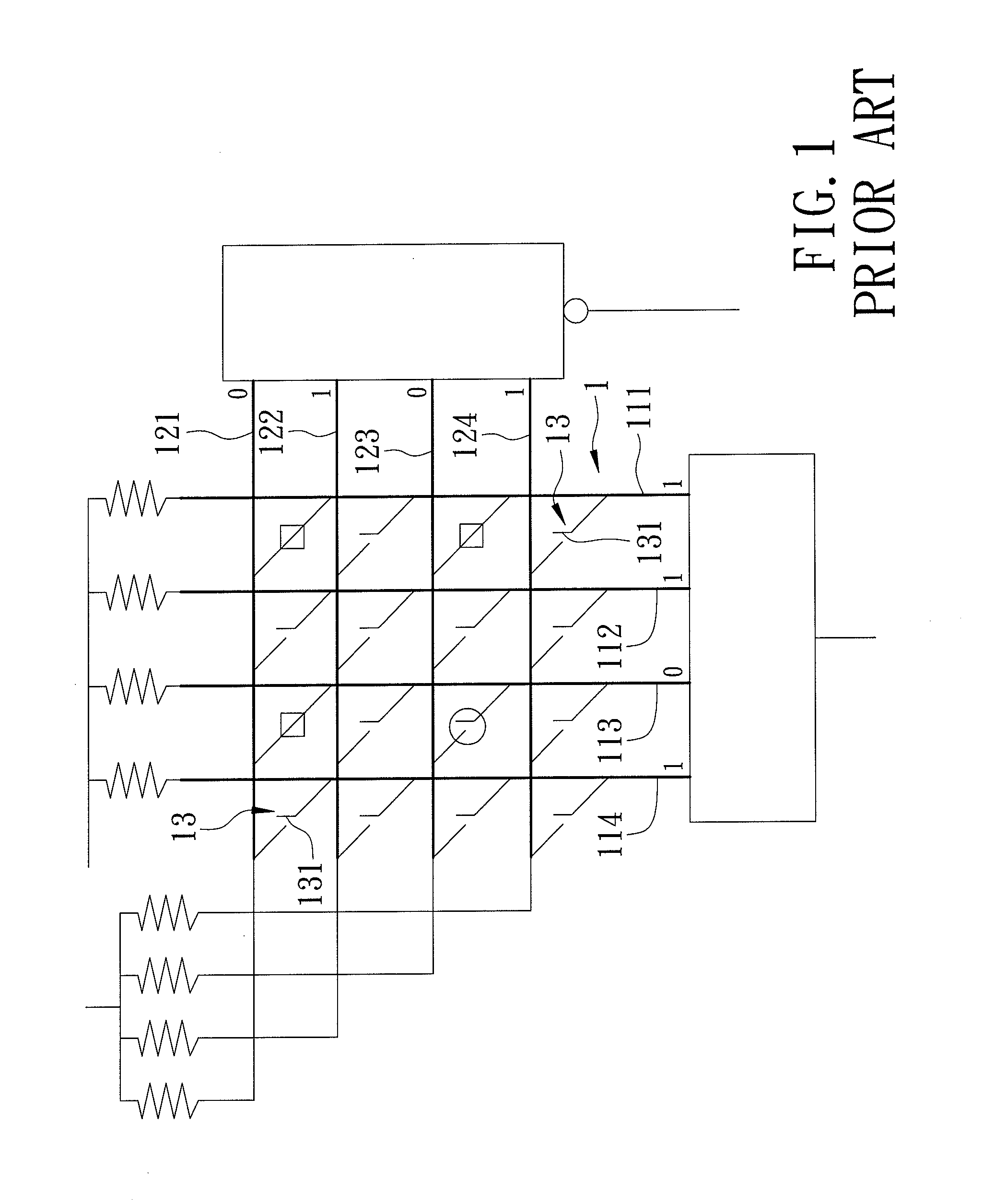 Input device with ghost key suppression