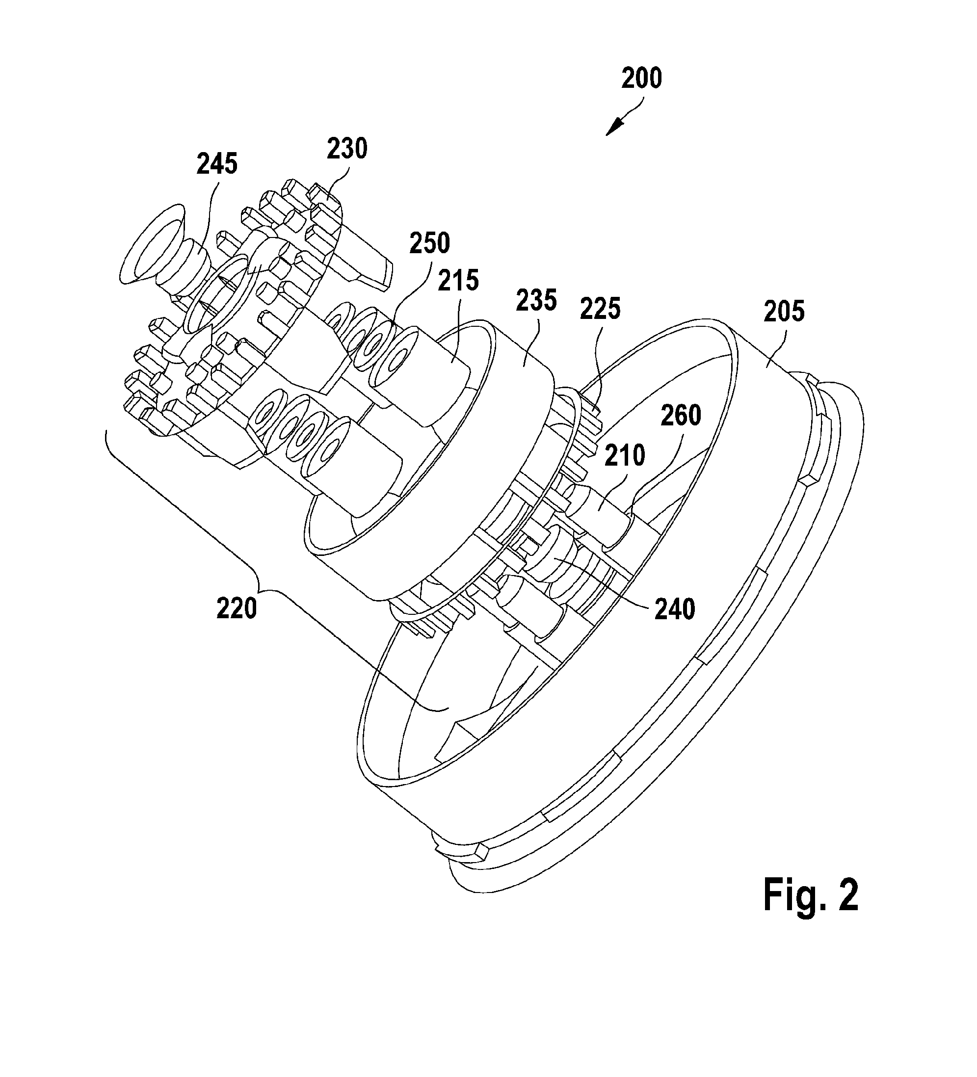 Decoupling a drive motor