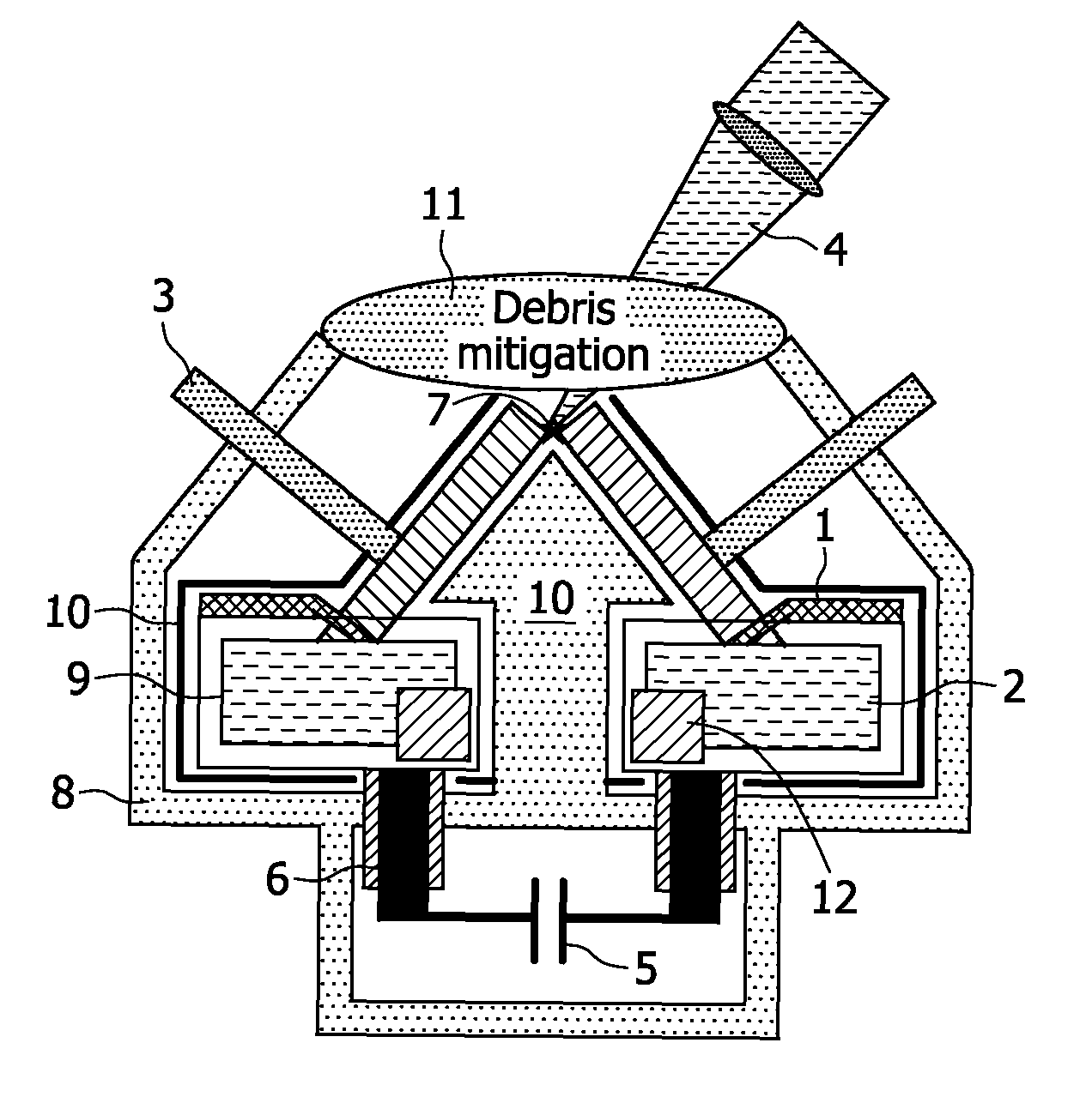 EUV plasma discharge lamp with conveyor belt electrodes