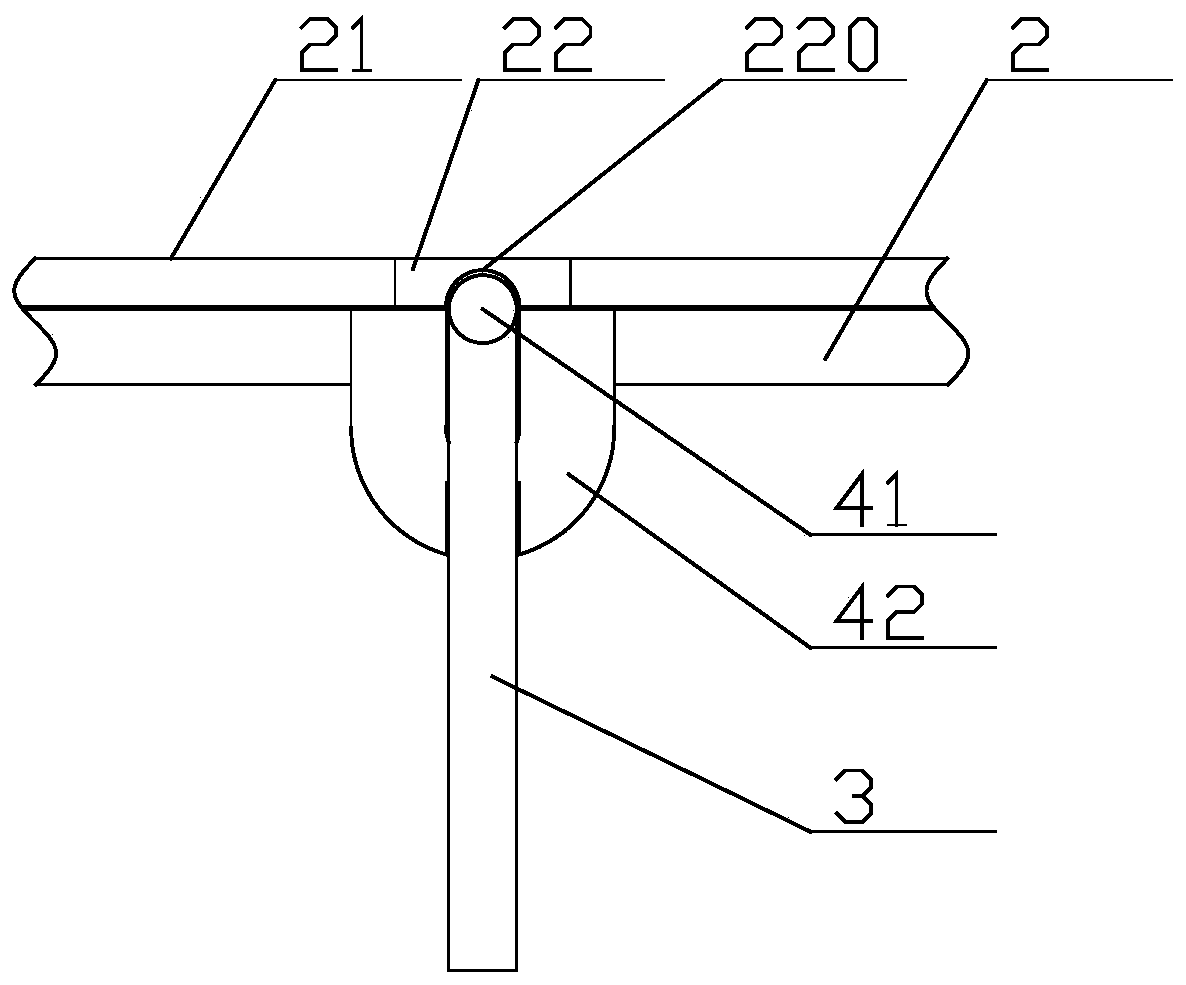 A device for skimming and scraping mud