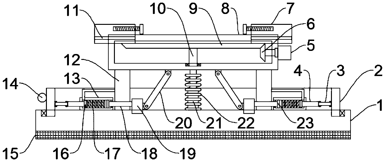 Efficient damping device for mechanical equipment