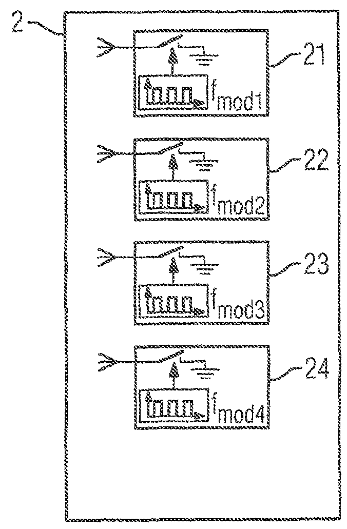 Method and arrangement for the relative position detection of stations by means of radio location