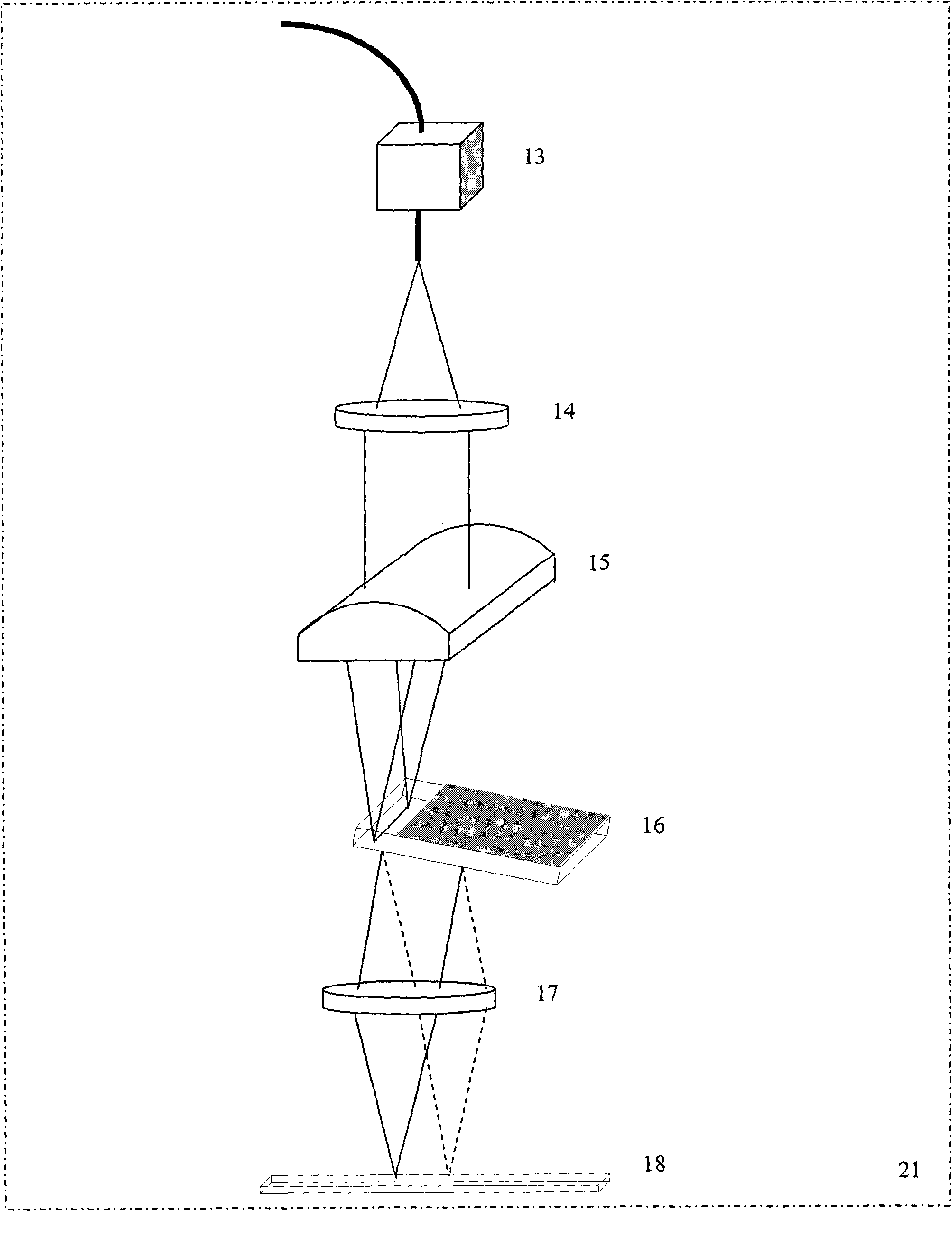 Method and system for wide-spectrum and high-resolution detection based on space-time light splitting in OCT