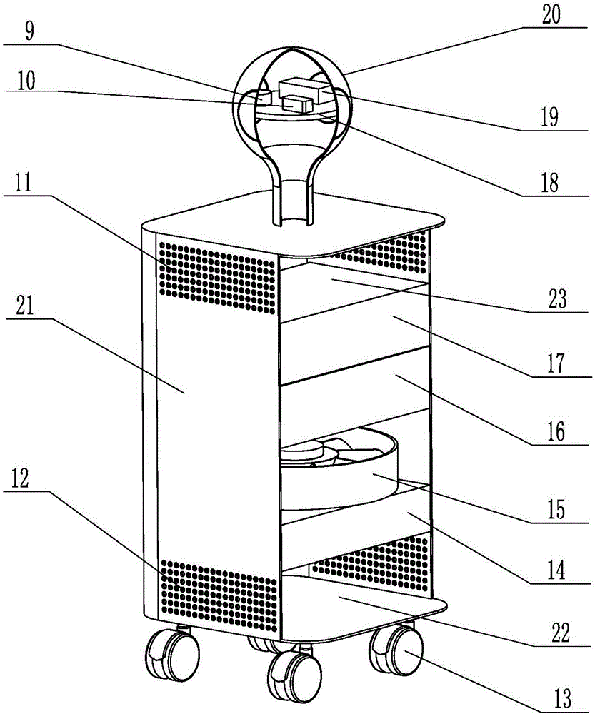Intelligent purification robot system and control method thereof